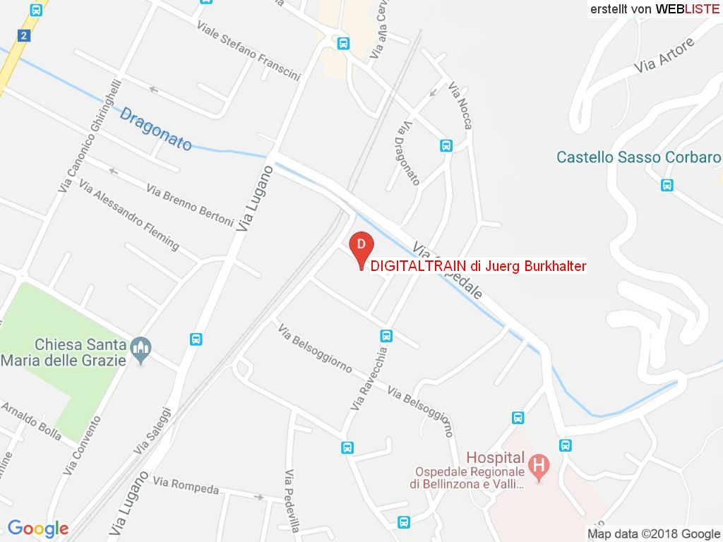 Standort DIGITALTRAIN di Juerg Burkhalter in 6500 Bellinzona