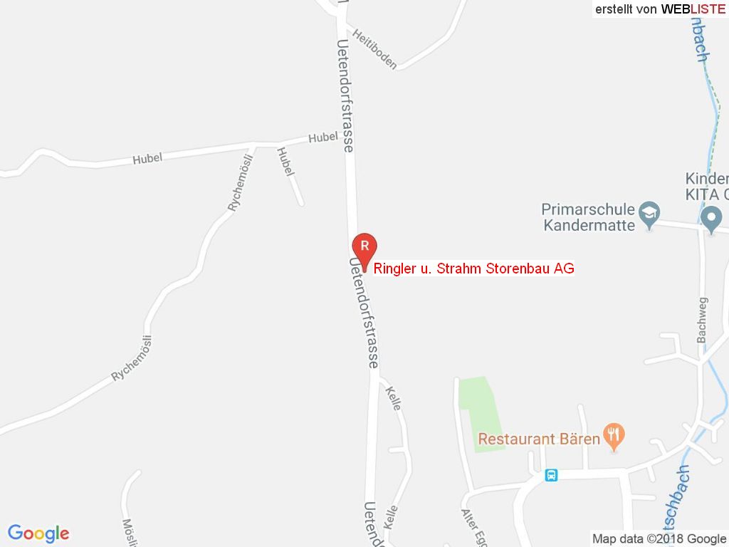 Standort Ringler u. Strahm Storenbau AG in 3634 Thierachern