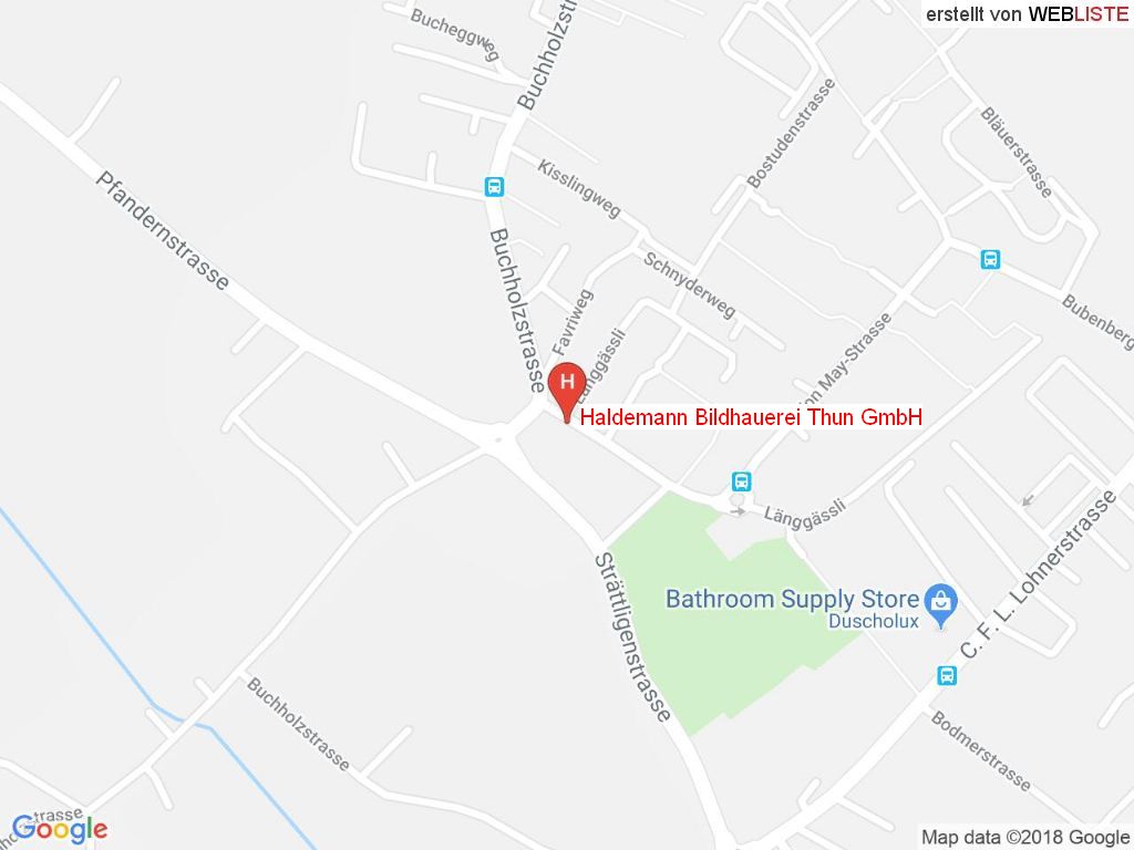 Standort Haldemann Bildhauerei Thun GmbH in 3604 Thun