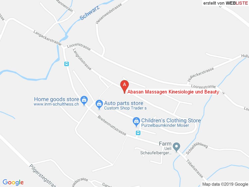 Standort Abasan Massagen Kinesiologie und Fusspflege in 8635 Dürnten